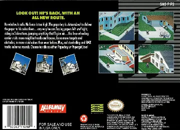 Paperboy 2 (USA) box cover back